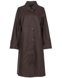 Rains - Concealed-Hood Press-Stud Coats - Lyst