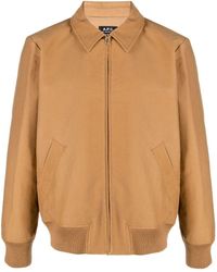 A.P.C. - Cotton Jacket - Lyst