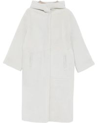 Simonetta Ravizza - Hooded Side-Pocket Coat - Lyst