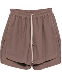 Rick Owens - Drawstring-Waistband Shorts - Lyst