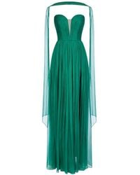 IMROSKA - Iris Pin Strapless Maxi Dress - Lyst