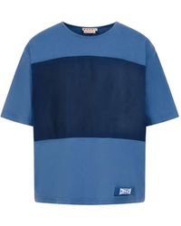 Marni - Colour-Blocked Logo T-Shirt - Lyst