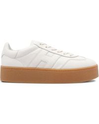 Hogan - Leather Sneakers - Lyst