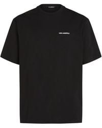 KARL LAGERFELD - Rue St-Guillaume Relaxed T-Shirt - Lyst
