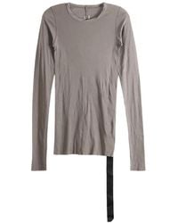 Rick Owens - T-Shirt À Bords Francs - Lyst