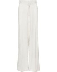 Givenchy - Mid-Rise Wide-Leg Trousers - Lyst