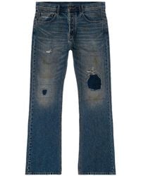 Bravest Studios - Vaqueros Con Efecto Envejecido Y Diseño Patchwork - Lyst