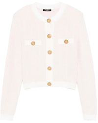 Balmain - Light Tweed Cardigan - Lyst