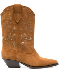 Isabel Marant - Duerto 40Mm Suede Boots - Lyst