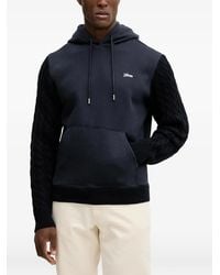 Guess - Logo-Detail Hoodie - Lyst