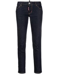 DSquared² - Kurz geschnittene Slim-Fit-Jeans - Lyst