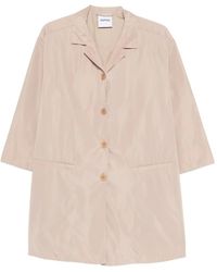Aspesi - Button Front Coat - Lyst