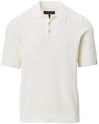 Rag & Bone - Harvey Textured Polo Shirt - Lyst