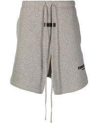 Fear Of God - Logo-Detail Drawstring Shorts - Lyst