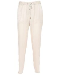Lorena Antoniazzi - Drawstring Trousers - Lyst