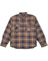 Warren Lotas - Klassisches Flanellhemd - Lyst