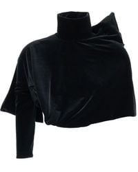 Junya Watanabe - Asymmetric High-Neck Top - Lyst