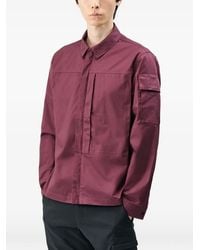 C.P. Company - Metropolis Series Gabardine Zipped Overshirt - Lyst
