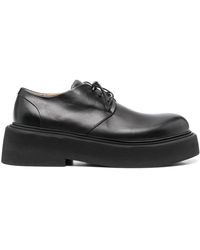 Marsèll - Chunky-heel Leather Derby Shoes - Lyst