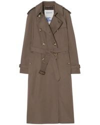 Burberry - Long Tropical Gabardine Waterloo Trench Coat - Lyst