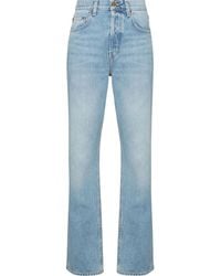 B Sides - Mid-Rise Straight-Leg Jeans - Lyst
