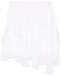 Alberta Ferretti - Chiffon Mini-Rok - Lyst