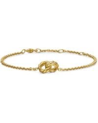 David Yurman - 18Kt Sculpted Cable Chain Bracelet (8Mm) - Lyst