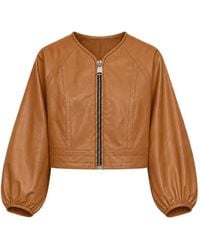 Yigal Azrouël - Zip-Up Leather Jacket - Lyst