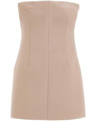 Ferragamo - Minikleid Mit Bustier - Lyst