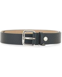 Gianni Chiarini - Maxi-Grain Calf Leather Square-Buckle Belt - Lyst