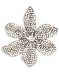 Dolce & Gabbana - Broche Lily con apliques de cristal - Lyst