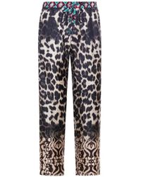 Pierre Louis Mascia - Aloe Leopard-Print Trousers - Lyst