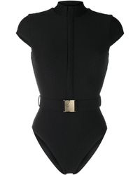 Noire Swimwear - Nikki Belted One-Piece Swimsuit - Lyst
