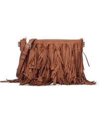 V73 - Fringe-Embellished Cross Body Bag - Lyst