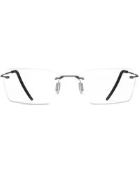 Blackfin - Loop Brille Mit Eckigem Gestell - Lyst