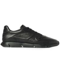 Cesare Paciotti - Croc-Effect Leather Sneakers - Lyst