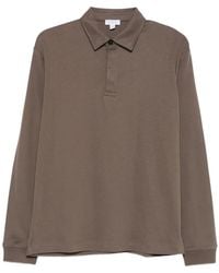 Sunspel - Long-Sleeve Polo Shirt - Lyst