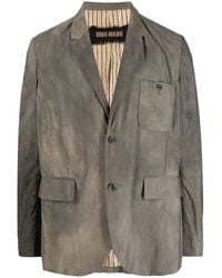 Uma Wang - Blazer Con Efecto Desgastado - Lyst