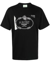 Aries - T-Shirt mit Wiccan Ring-Print - Lyst