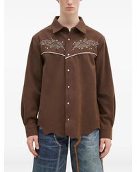 ANDERSSON BELL - Camisa Con Canesú Bordado - Lyst