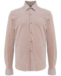 BOSS - Overhemd Met Gemêleerd Effect - Lyst
