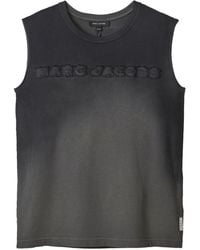 Marc Jacobs - Grunge Spray Muscle Trägershirt mit Logo-Applikation - Lyst