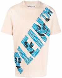 Philipp Plein - T-Shirt Met Ronde Hals En Print - Lyst