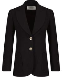Giambattista Valli - Embossed-Buttons Single-Breasted Blazer - Lyst