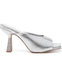 Carrano - 95mm Metallic Mules - Lyst