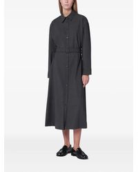 P.A.R.O.S.H. - Robe-Chemise À Taille Ceinturée - Lyst