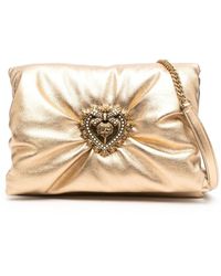 Dolce & Gabbana - Devotion Leather Crossbody Bag - Lyst