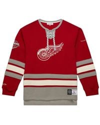 Mitchell & Ness - Pull Detroit Wings À Lacets - Lyst