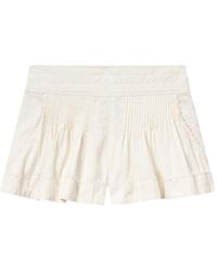 Isabel Marant - Cybila Pleated Shorts - Lyst