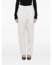 forte_forte - Pleated-Front Tailored Trousers - Lyst